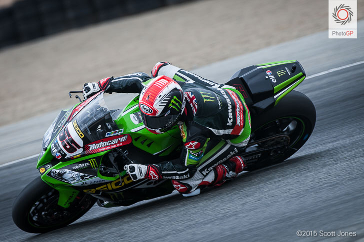 Jonathan Rea Kawasaki WSBK 2015 Laguna Seca