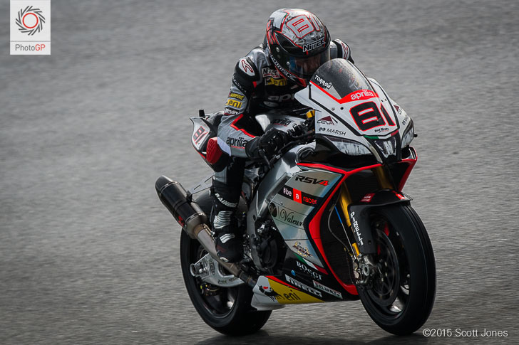 Jordi Torres Aprilia WSBK Laguna Seca