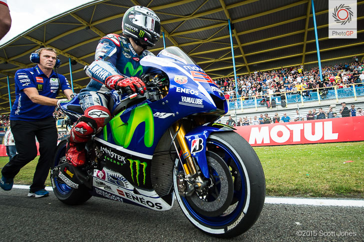 Jorge Lorenzo grid Assen 2015