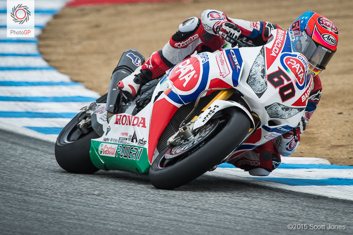 Michael van der Mark Honda wsbk laguna seca 2015