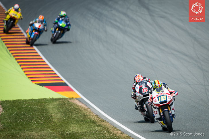 Moto 2 final lap Xavier Simeon