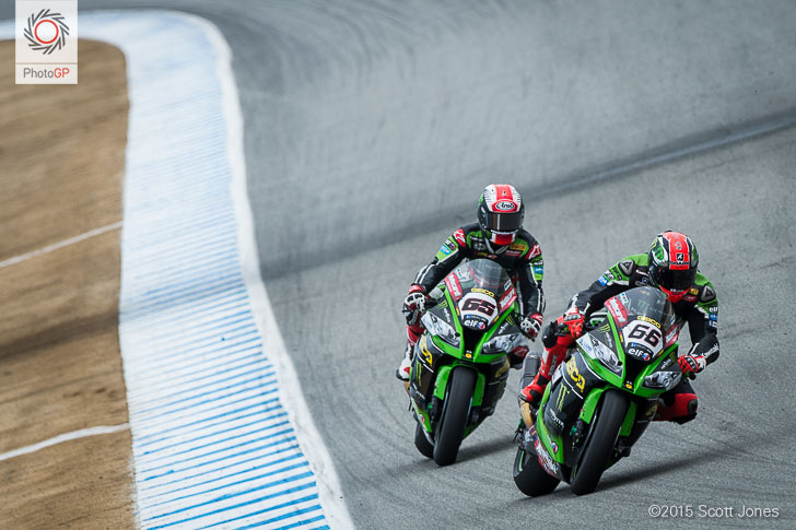 Tom Sykes Jonathan Rera WSBK Laguna Seca 2015