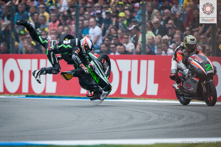 Zulfahmi Khairuddin Remy Gardner crash Assen 2015