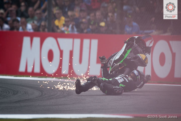 Zulfahmi Khairuddin Remy Gardner crash Assen 2015