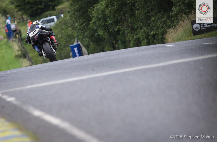 A poor outing by his standards but still a crowd favourite. Michael Dunlop