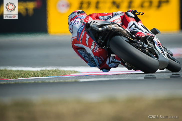 Andrea Dovizioso Ducati Brno 2015 Friday 1