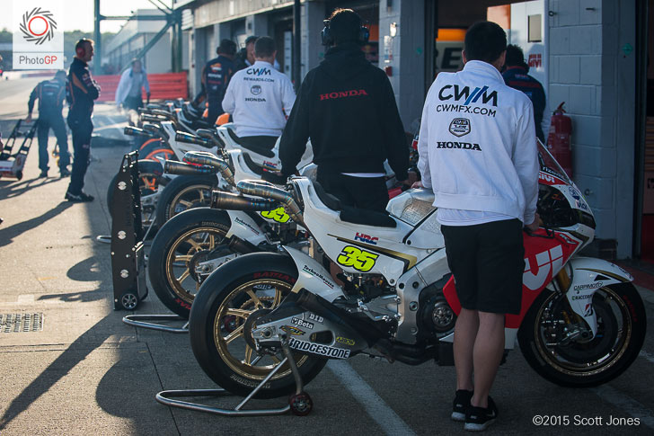 HRC Hondas Silverstone 2015