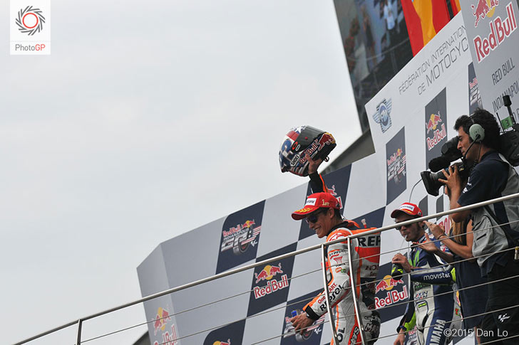 Marc Marquez MotoGP IMS 2015 podium