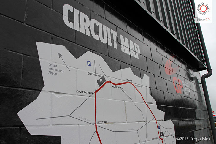 Ulster GP 2015 circuit map 