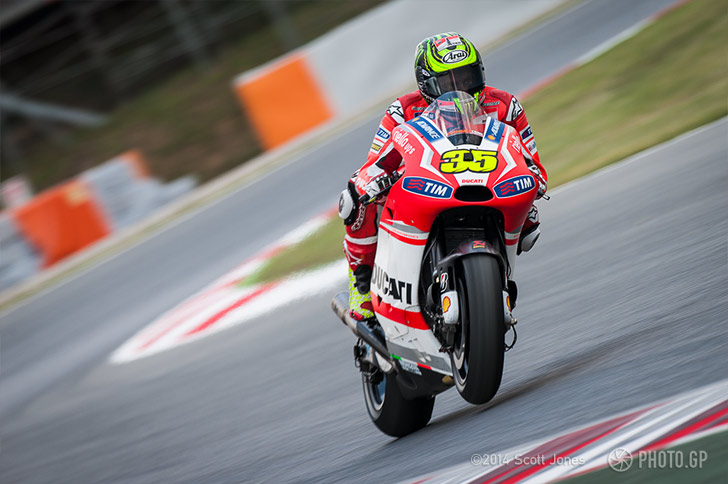 Cal Crutchlow Catalunya MotoGP Test Ducati