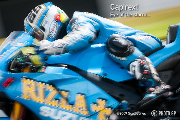 Loris Capirossi at Donington Park, MotoGP 2009