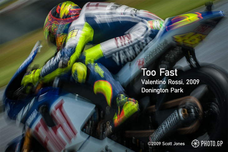 Valentino Rossi at Donington Park MotoGP 2009