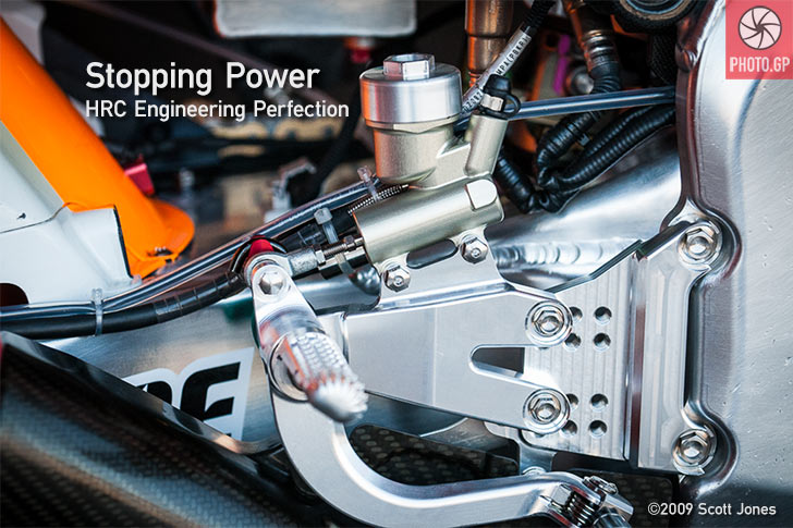 Repsol Honda HRC brake level