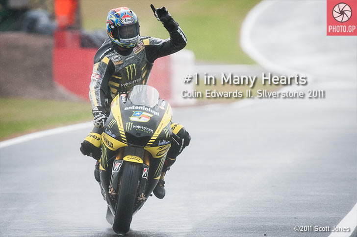 Colin Edwards at SIlverstone 2011