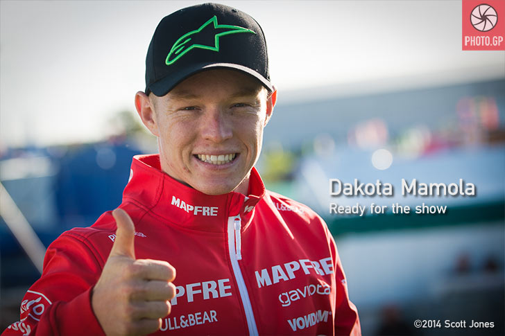 Dakota Mamola at Silverstone 2014