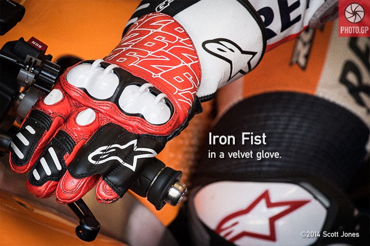 Dani Pedrosa Alpinestars glove