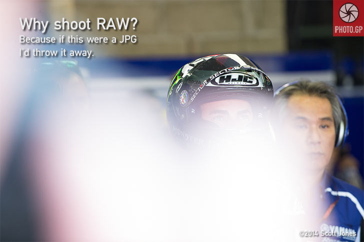 Jorge Lorenzo Le Mans Pit Lane by Scott Jones