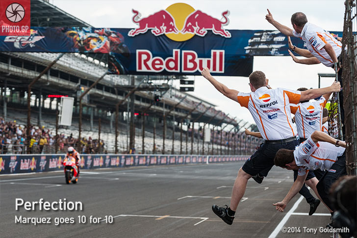 Marc Marquez Indy Winner MotoGP by Tony Goldsmith