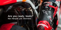 Marc Marquez Silverstone grid boot