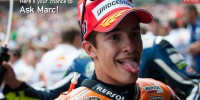 Marc Marquez sticks his tongue out at Catalunya 2014