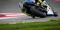 Valentino Rossi Yamaha M1 fire