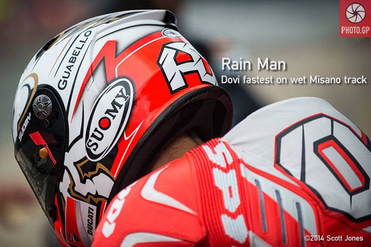Andrea Dovizioso pit lane Silverstone