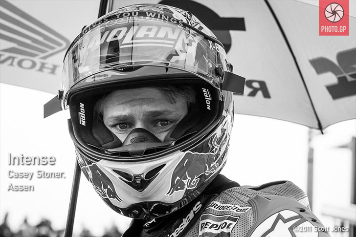 Casey Stoner Assen MotoGP grid 2011