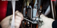 Repsol Honda Brembo wheel change