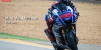 Jorge Lorenzo locked up at le mans