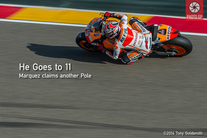 Marc Marquez Aragon Pole Position