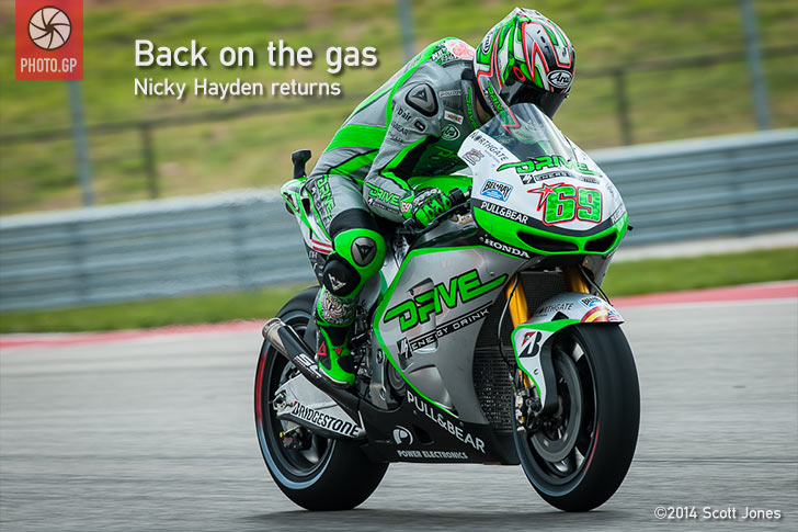 Nickey Hayden at CotA 2014
