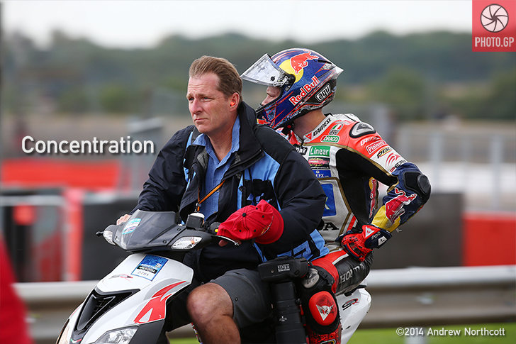 Scott Jones with Stefan Bradl Silverstone