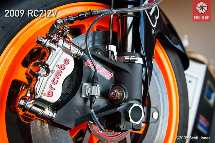 Showa suspension Brembo Brakes HRC RC212V