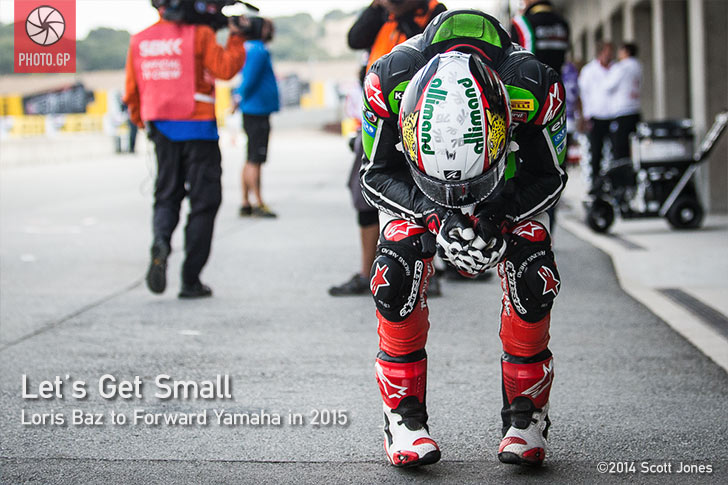 Loris Baz at Laguna Seca 2014 WSBK