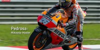 Dani Pedrosa at Sepang in Malaysia
