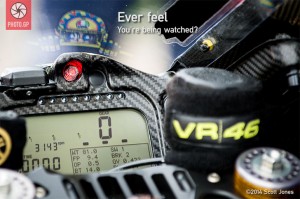 Valentino Rossi Yamaha M1 dashboard