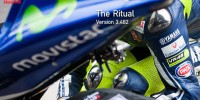 Valentino Rossi pit lane ritual
