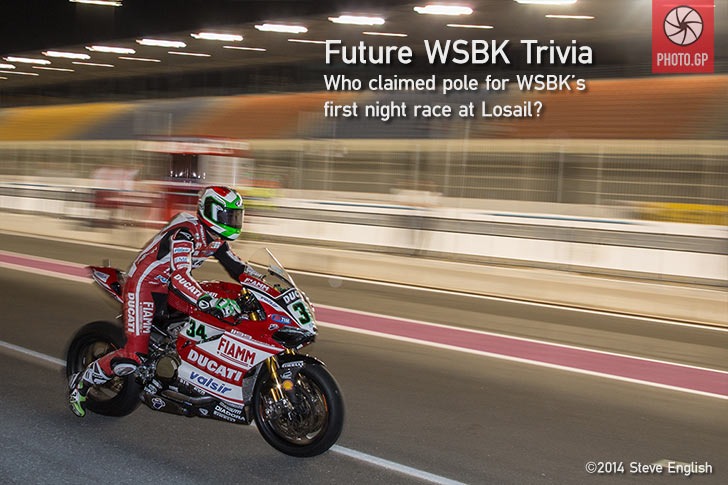 Davide Giugliano at Losail 2014
