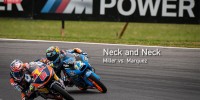 Jack Miller and Alex Marquez at Phillip Island KTM Honda