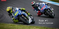 Valentino Rossi and Jorge Lorenzo at Phillip Island Yamaha