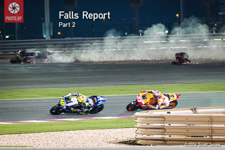 Stefan Bradl crash Losail 2014