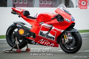 Ducati GP9 at Losail Qatar Casey Stoner Marlboro