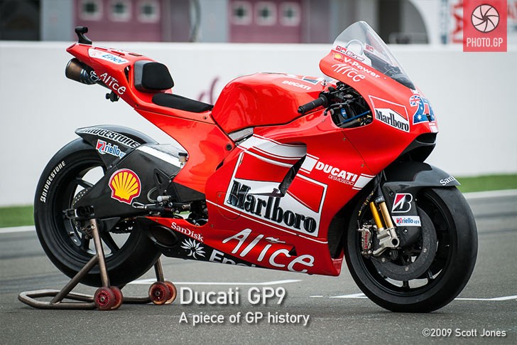 Ducati GP9 at Losail Qatar Casey Stoner Marlboro