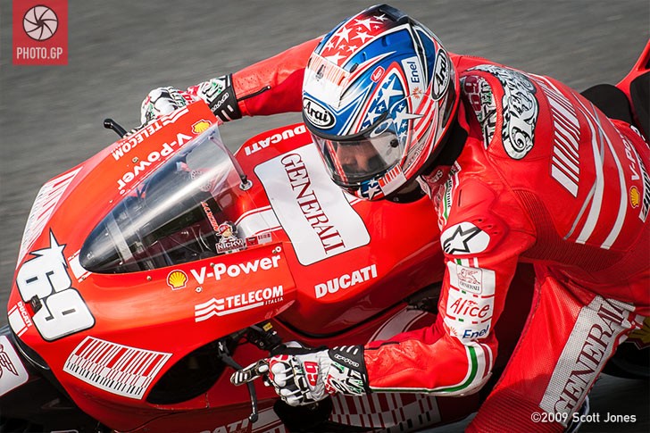 Nicky Hayden Ducati Sachsenring MotoGP 2009