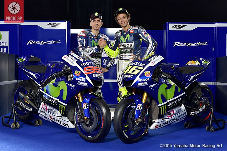 Yamaha MotoGP 2015 Jorge Lorenzo Valentino Rossi