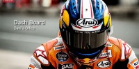 Dani Pedrosa Silverstone pit lane Honda Arai