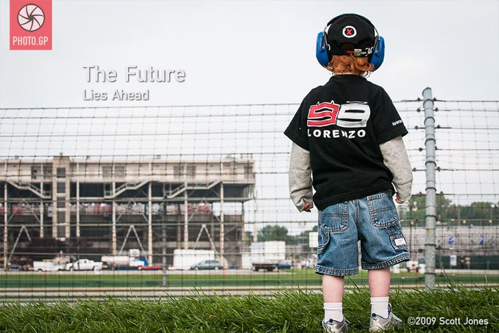 Jorge Lorenzo fan at IMS 2009