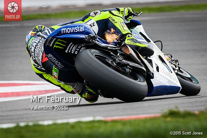 Valentino Rossi Silverstone fire 2014 Yamaha Valentino Rossi