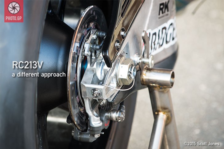 Honda RC213V rear wheel