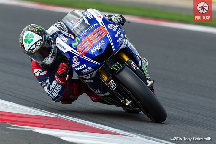 Jorge Lorenzo Silverstone 2014 Tony Goldsmith